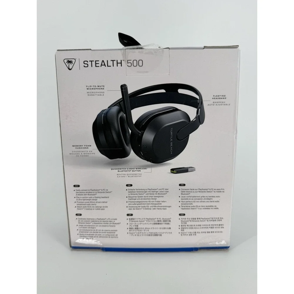 Turtle Beach Stealth 500 Wireless Headset for PlayStation - Black - Used Once